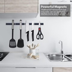6 Pack Super Strong Neodymium Bar Magnets with Double-Sided Adhesive, Strong Mag