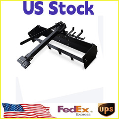 ✨42″ Tow Behind Box Scraper,Lawn Tractor Attachments Box Blade Hitch Fit ATV/UTV