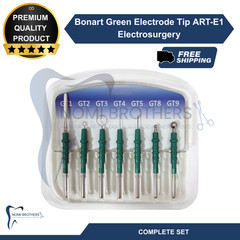 Bonart Heavy Wire Green Tips DENTAL Electrode use with ART-E1 Electrosurgery CE