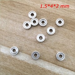 5/100PCS (1.5 x 4 x 2 mm) 681XZZ Metal Double Shielded Ball Bearings For Toy