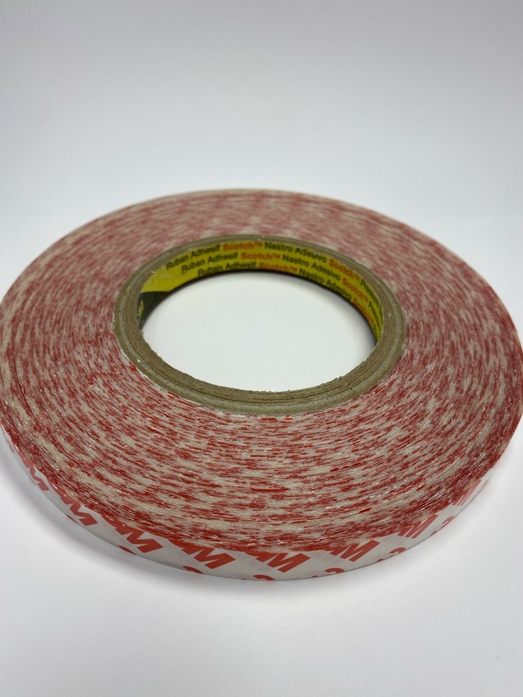 3M #9088 12mm x 50M (1/2″x55yds) Clear High Performance Double Coated Tape