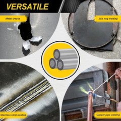 50Pcs Aluminum Brazing Rods, Aluminum Welding Rods, Welding Sticks, Low Melt Wel