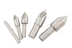 SHARS 60 Degree HSS Single Flute Countersink Set 5 Pcs NEW P}