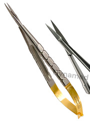 1 GERMAN CASTROVIEJO MICRO SURGERY SCISSORS 6″ STR OPHTHALMOLOGY DENTAL SURGICAL