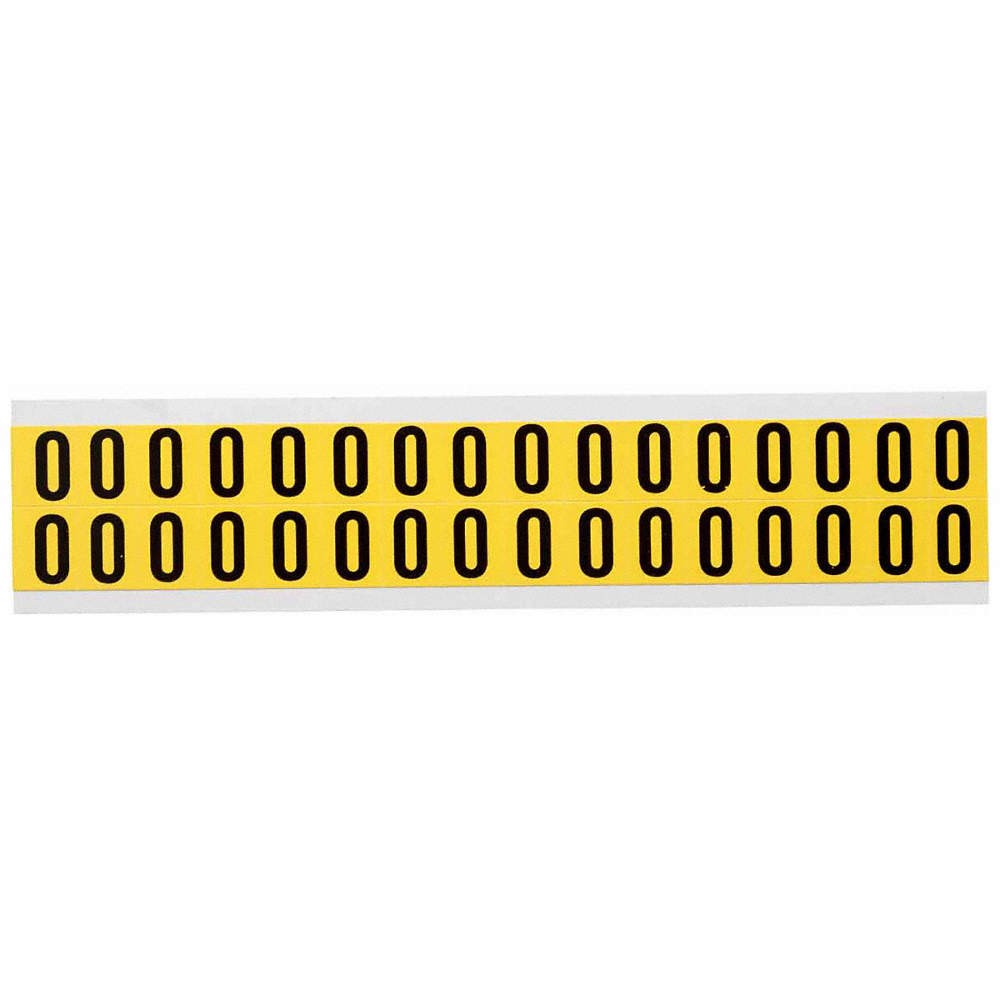 BRADY 3420-O Letter Identification Card,O,PK32 4T718
