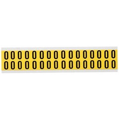 BRADY 3420-O Letter Identification Card,O,PK32 4T718