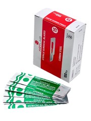 500 EA Surgical Scalpel Blades Surgical Dental ENT Instruments with Free Handle