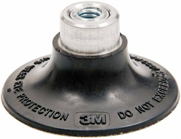 3M 2″ Diam Quick-Change Type P Disc Backing Pad Medium Density, 25,000 RPM, R…