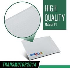 100 Pieces Padded Bubble Mailer Envelope White With Color Logo