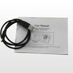 CONTEC08A Digital Blood Pressure Monitor show pressure and pulse rate