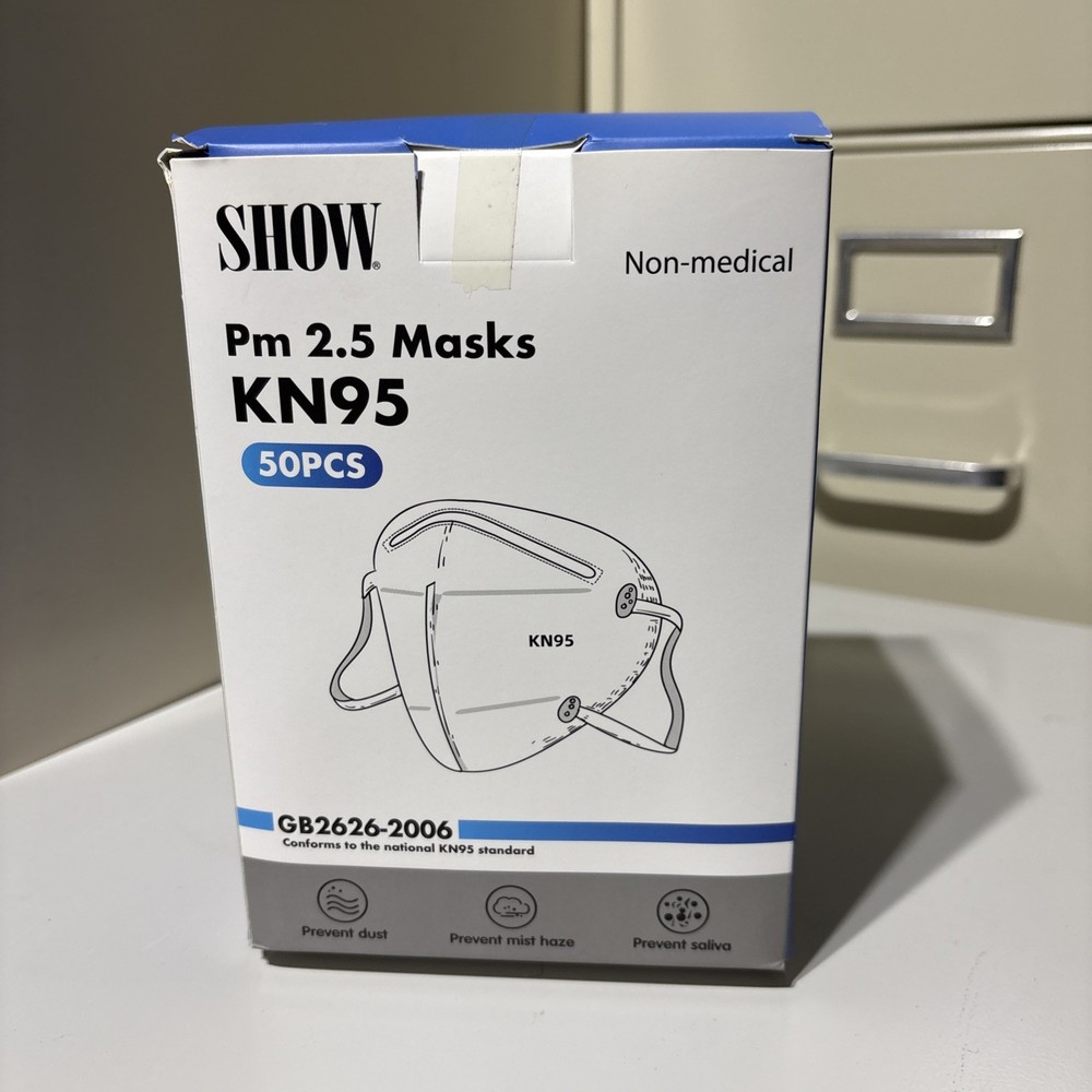 KN95 masks – non-medical – personal use only – 50 pieces – New