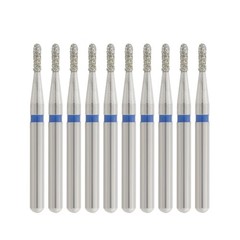 Dental Diamond Bur 330 FG Long Pear Head 830L/008M Medium Standard Grit Burs