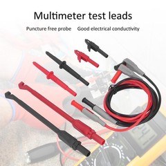 Multimeter Test Leads PVC Copper PA Testing Probes Car Repair Kit for Electrical