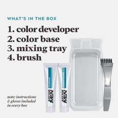 Just For Men Mustache & Beard, Beard Dye for Men with Brush Included for Easy Ap