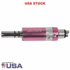 Dental E-type 4H Air Motor 4Holes Slow Low Speed Handpiece Pink-Color
