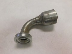 Parker Hose Adapter 3/4" Hose x 3/4" SAE Code 62 Flange Head 90º L16N7