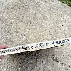 Band Saw Blade Coil 40′ FB 14 Raker Tooth .375x.025 or 3/8x.025