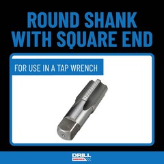 Drill America 3/4″-14 NPT Pipe Tap , Carbon Steel, DWTPT Series