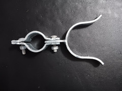 Everbilt 2-3/8 in. x 1-3/8 in. Galvanized Metal Fork Latch with Nut and Bolts