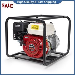 2 Inch Gas Powered Water Pump 6.5HP 4-Stroke Cast Iron Semi Trash Drainage Tool