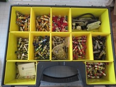 Stanley Organizer with F-CONN, DIGICON, and unmarked co-ax Connectors