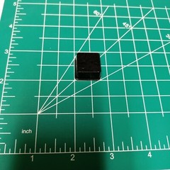 25 Peel and Stick Square Rubber Feet Bumpers 3/4in Wide x 3/8in Tall Adhesive