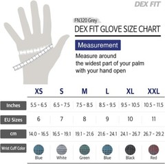 Durable & Breathable Nylon Nitrile Work Gloves FN320, Firm Grip, Medium Size