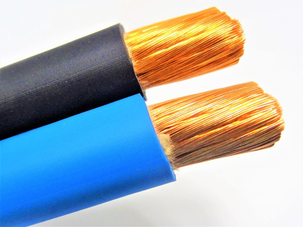 12′ FT 2 AWG GAUGE WELDING BATTERY CAR CABLE 6′ BLACK 6′ BLUE USA NEW