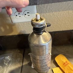 Vintage Sure Shot Refillable Aerosol Sprayer Stainless Steel Nozzles Seal Tubes