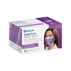 *100-Pack* Medicom SafeMask Master Series Earloop ASTM Level 3 Face Mask 2059
