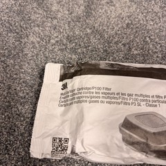 3M 60926 Multi Gas/Vapor Cartridge P100 Filter, Model/MPN 60926