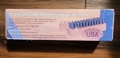 Brand New Young Brothers 1/8” Steel Stamps Set Alphanumeric Letters & Numbers