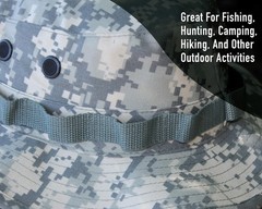 Acu Digital Camo Boonie Hat Adjustable Sun Defense Tactical Outdoor Gear