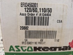ASCO RedHat EF8345G001 Solenoid Valve 1/4 120V 4-Way New NOS