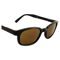 MotoFrames MF Lockdown Motorcycle Riding Sunglasses Black Frames Dark Brown