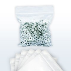 UOFFICE 1000 Reclosable Clear Poly Bags 3″x4″, 2 Mil Resealable Bags