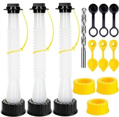 Gas Can Spout Replacement Old Style Flexible Pour Nozzle with Gaskets Vent Ca…