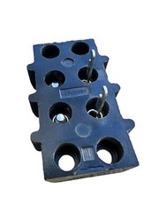 Barrier Strip Dual Barriers 2 Position Terminal CINCH Black 2 Screw Connectors
