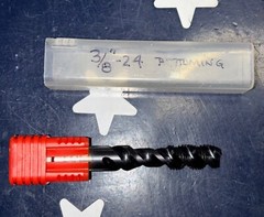 WIDIA GTD 3/8”-24 Spiral Flute Bottoming Tap GH3 3FL USA ONE TAP