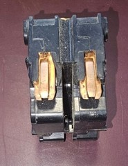 Federal Pacific NA240 40A 2 Pole 240v Thick Circuit Breaker -Red Handle- Chipped