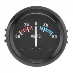 Ammeter Gauge, 12V Universal 52m/2in 60-0-60 Vehicle AMP Ampere Meter