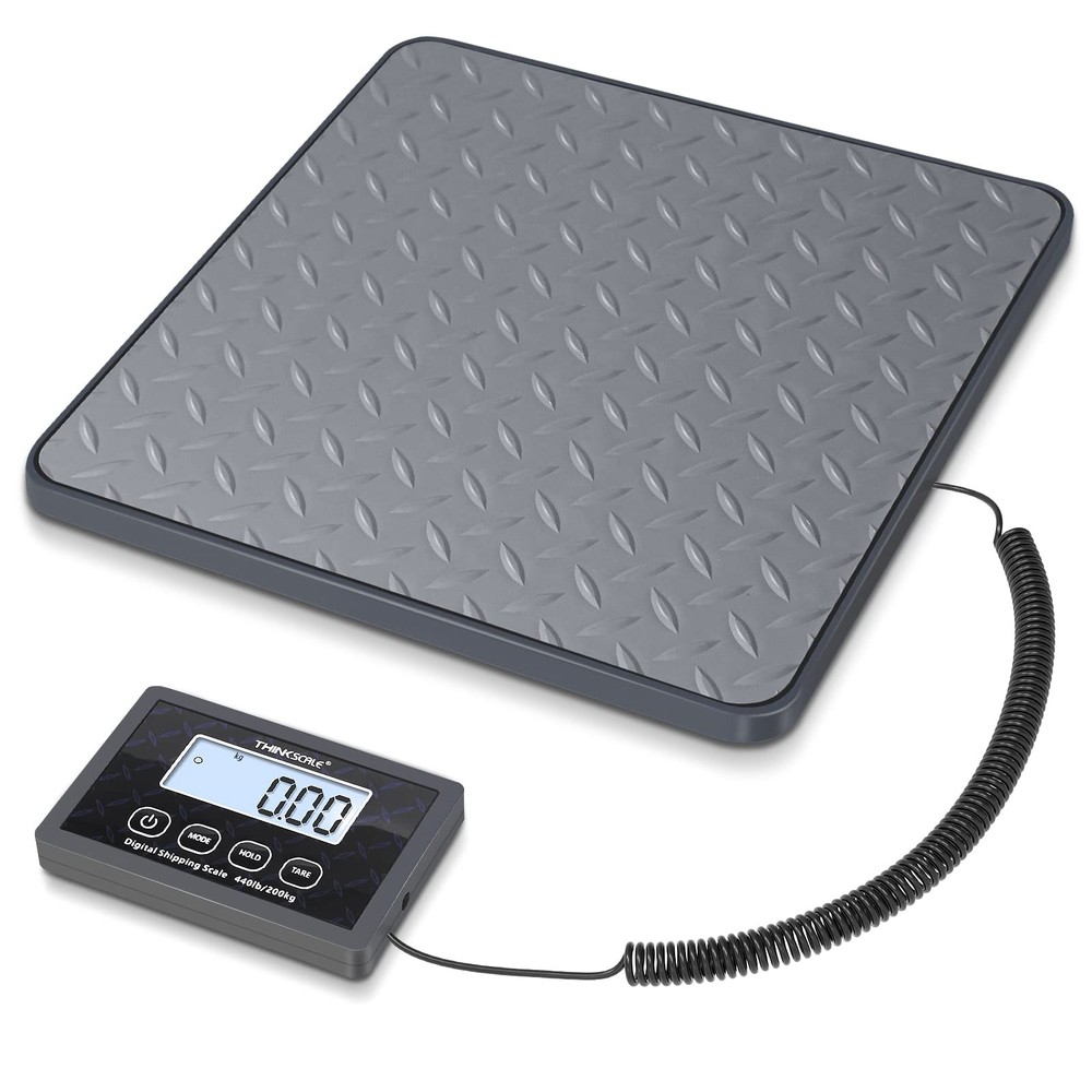 Shipping Scale, 440 lb x 1 oz Digital Postal Scale, Hold & Tare