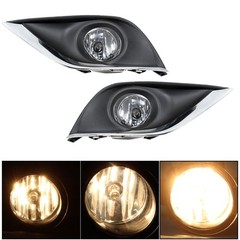 Front Fog Lamp Pair Replacement for 2015-2018 Right Left Side with Switch Wiring