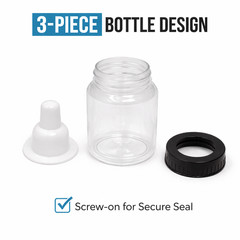 10 Pack Bottle-Style Premium Foil Storage Organizers with Lids–Assorted Graphics
