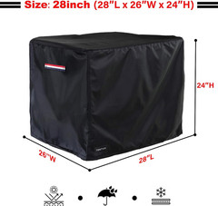 Generator Cover Waterproof 600D Oxford Fabric Dustproof Weatherproof 28x26x24