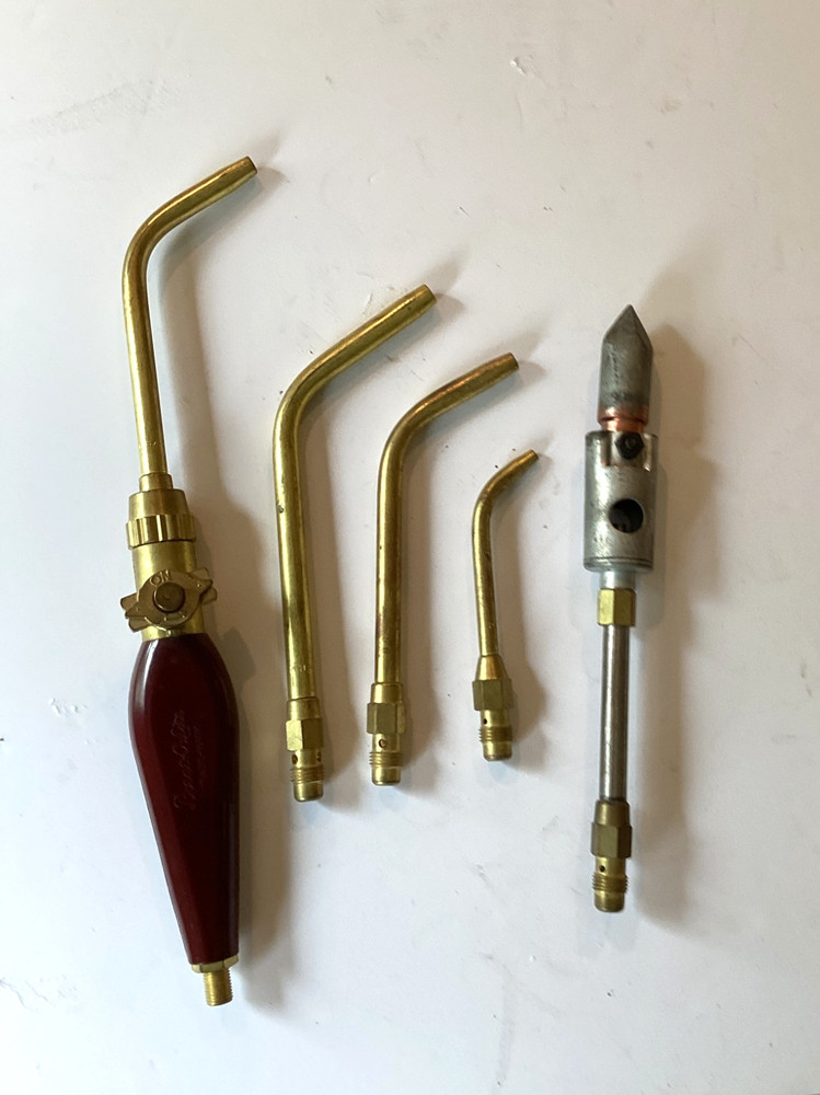 Vintage Presto-Lite Torch Set