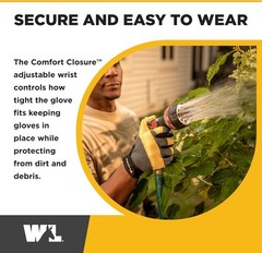 Men’s Leather Palm Work Gloves