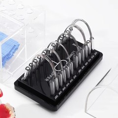 Dental Orthodontic Arch Wire Organizer Storage Box Placing Brackets Round Case