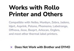 GENUINE ROLLO 4×6 Thermal Shipping Labels, White, Fanfold Stack 500 Labels, USA