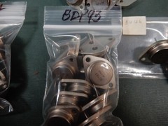 Amperex Lot of Vintage TO3 Transistors Some Germanium A705 BDY90 BDY11 BDY98 BDY